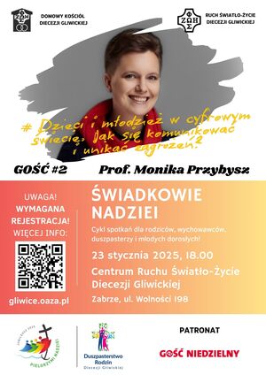 Plakat zapraszający na spotkanie