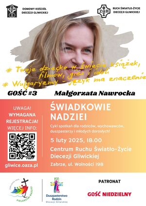 Plakat zapraszający na spotkanie