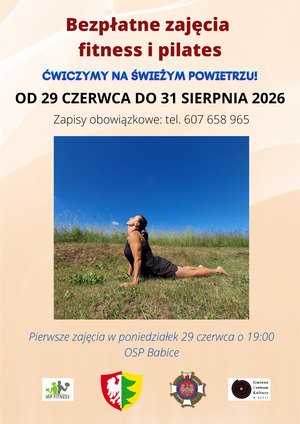 Plakat - Fitness i pilates 2026