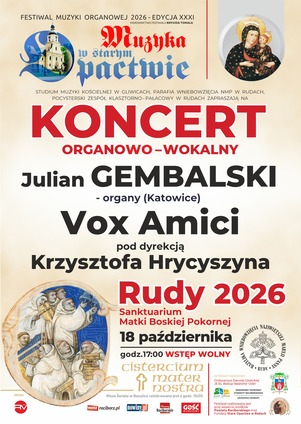 Plakat - Muzyka w starym opactwie